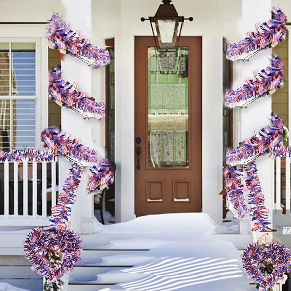 500 ft American Independence Day Patriotic Garland